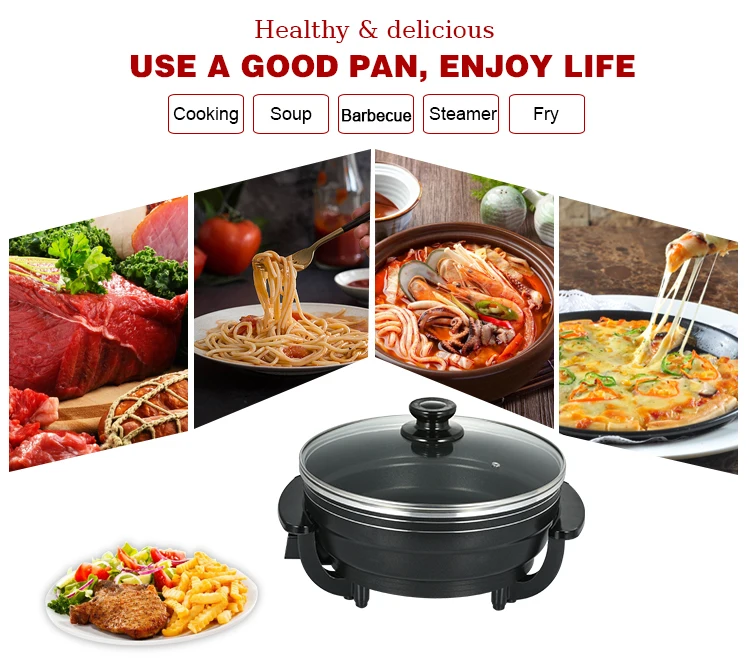 Factory Directly Metal Portable Mini Restaurant Hot Pot With Glass Lid ...