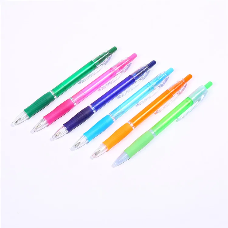 New Arrival Multi Color Ballpoint Pen Drawing Rubber Grip Ballpoint Pen ...