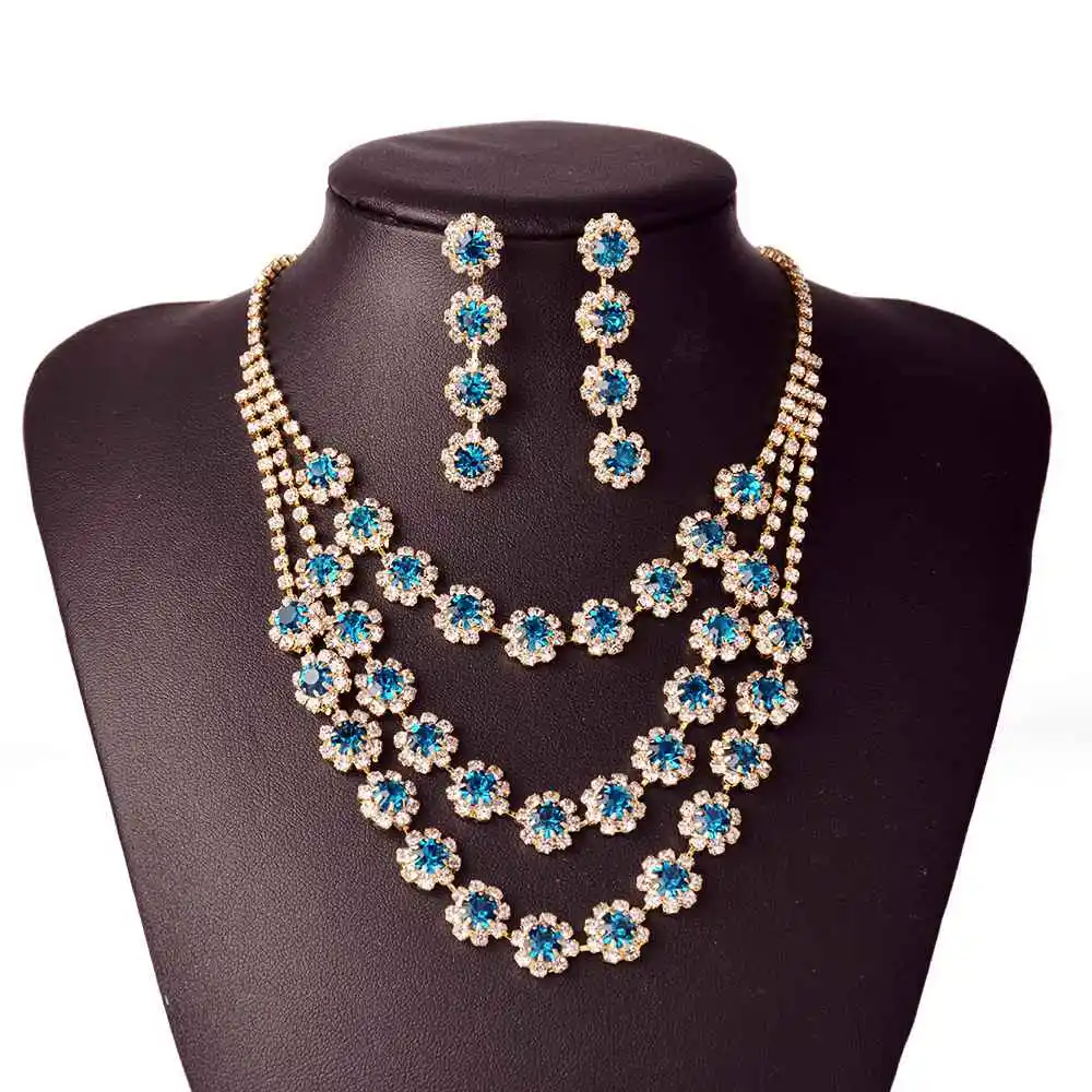 

Yiwu ruigang nigerian necklace sets for wedding moroccan ring holder necklace jewelry