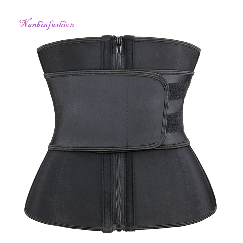 

Wholesale 9 Steel Bones with Big Hooks Latex Waist Trainer for Sale