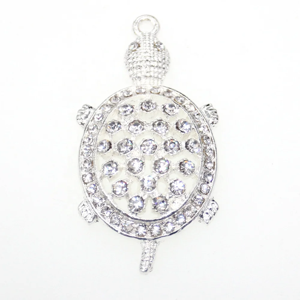 Gorgeous White Crystal Lucky T