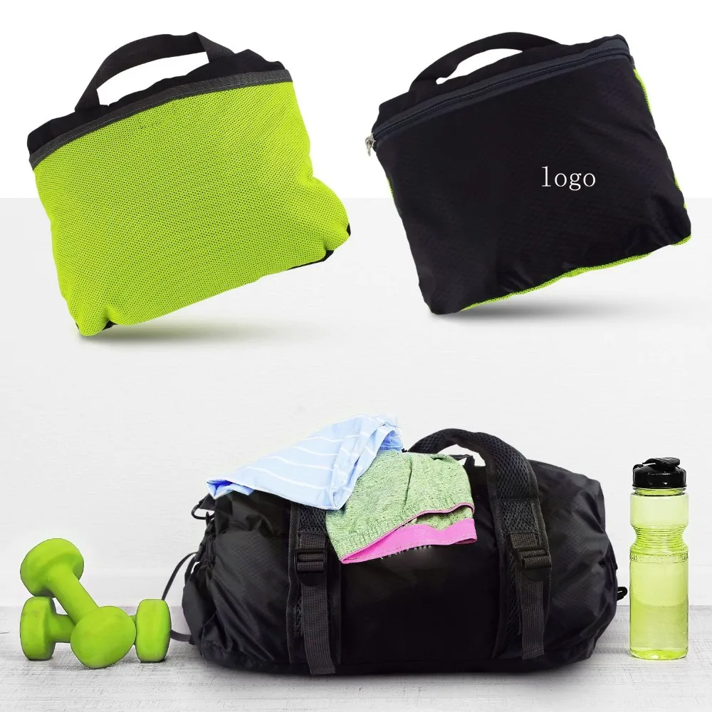 Custom Waterproof Ripstop Nylon Sports Gym Lightweight Foldable Travel