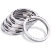 Stainless Diameter 25mm 30mm 38mm Home Key Manager Clip Flat Circular Keyring