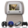 2015 best selling 9 inch/7inch game player 9inch touch screen car headrest dvd