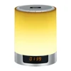 notebook speaker LED Light Alarm Clock Portable Wireless Bluetooth Mini Speaker