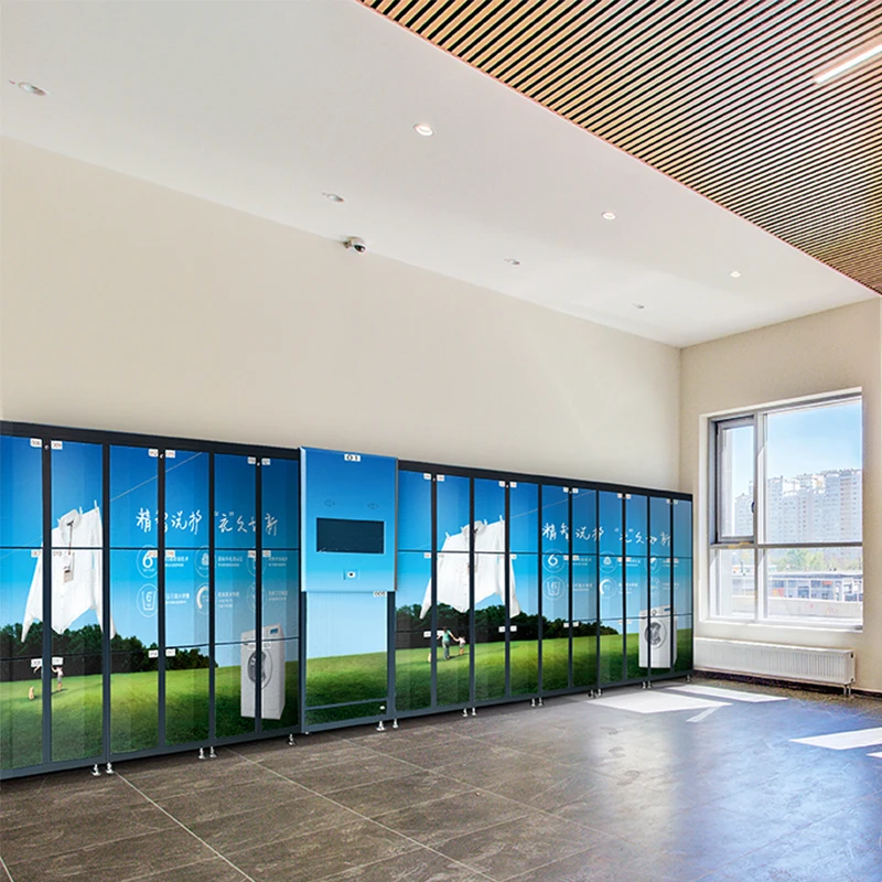 Ys Locker Customized Smart Electronic Storage Laundry Equipment Locker For Dry Cleaning Business