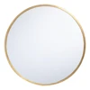 Morden stylish metal framed round wall mirror with sample