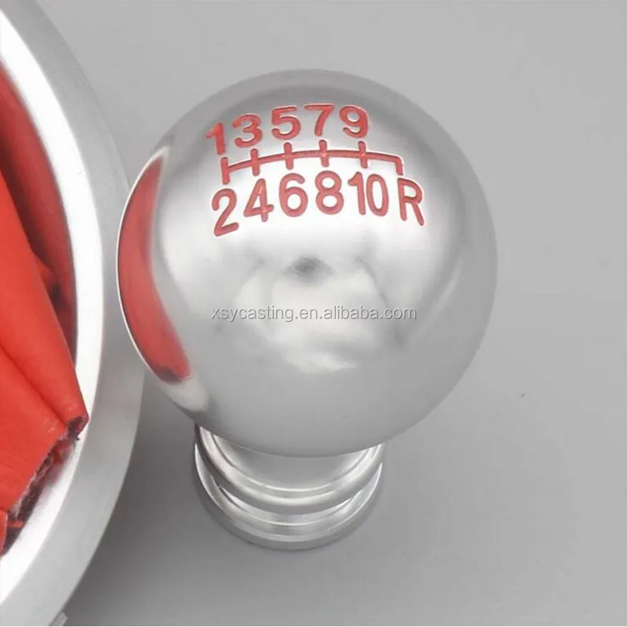 Car Titanium Gear Shift Knob Shifter Lever Head 5 Speed Handle Ball Cover Buy Titanium Gear