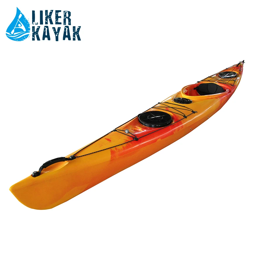 
Hot Plastic Single Sit In Ocean Sea Kayak Speed kayak for Racing 