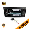 Xtrons 7 inch Touch Screen Dual Channel Canbus car dvd navigation for mercedes benz e200 with optical decoder box