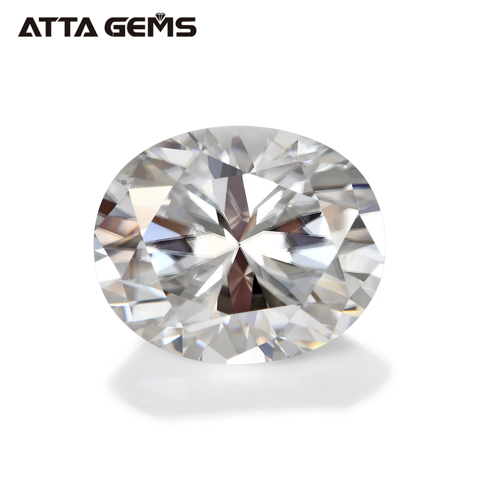 

Wholesale 2 Carat VVS D Colorless White Oval Brilliant Moissanite Loose