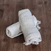 Non Chemical Plastic Free Material Recycled Cotton Mesh Fruits Grocery Veggie Produce Bags Storage Shopping Net String Braided