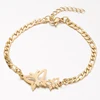 Butterfly charm gift bangles for women statement wedding accessories women bracelet