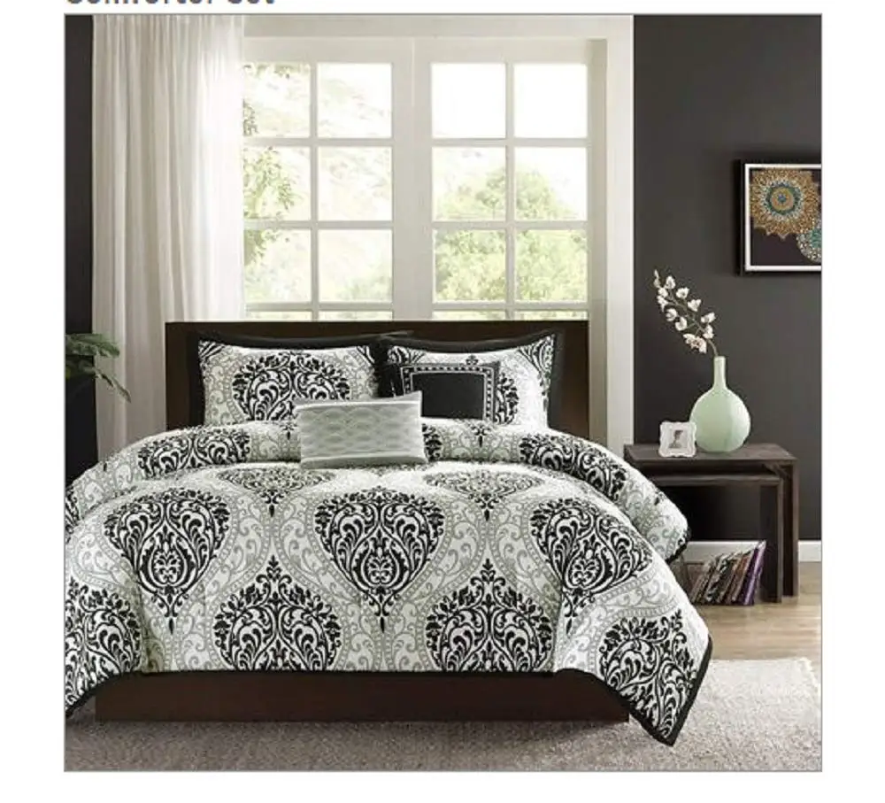 White Damask Comforter Set Find Get Quotations Chooseand King Size 5 Piece Damask White Black Comforter Set Machine Washable