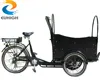 electric 3 wheel tricycle with wooden box