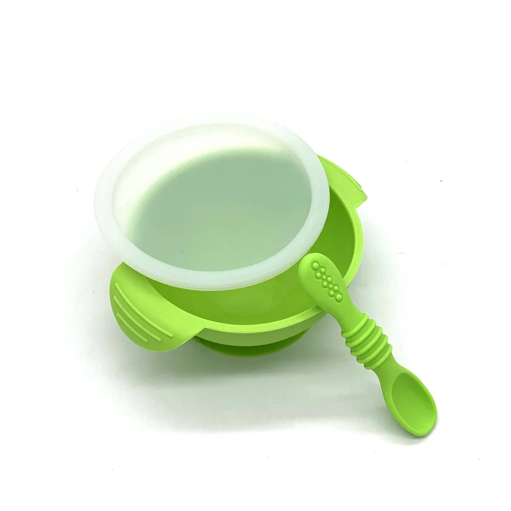 

BHD Food Grade BPA free Flexible Suction Baby Bowl For Toddlers