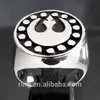 Bronze Men Signet Ring Rebel Alliance Coat of Arms New Republic White Fashion Rings Wholesale