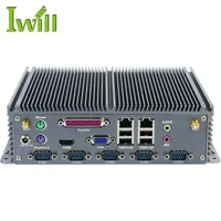 

Cheap Industrial PC Price J1900 Fanless Mini PC With Serial Parallel Port