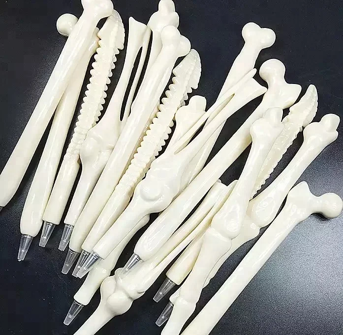 
Custom logo new style promotional plastic bone ballpoint Pen 