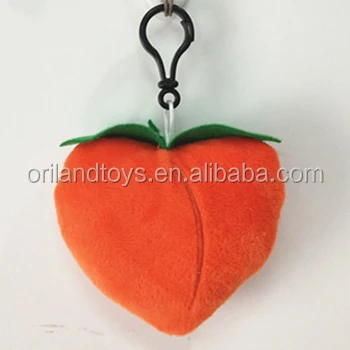 peach fruit plush