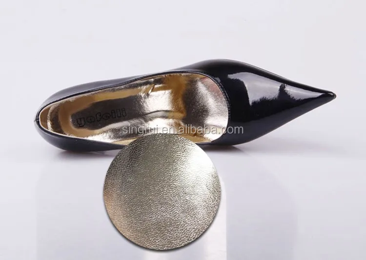 Golden or Silver Foiled PU Synthetic Shoe Lining Material for Shoe.jpg