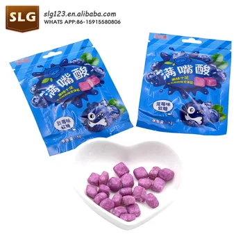 14g Good Sale Super Sour Blueberry Soft Candy - Buy Blueberry Soft ...