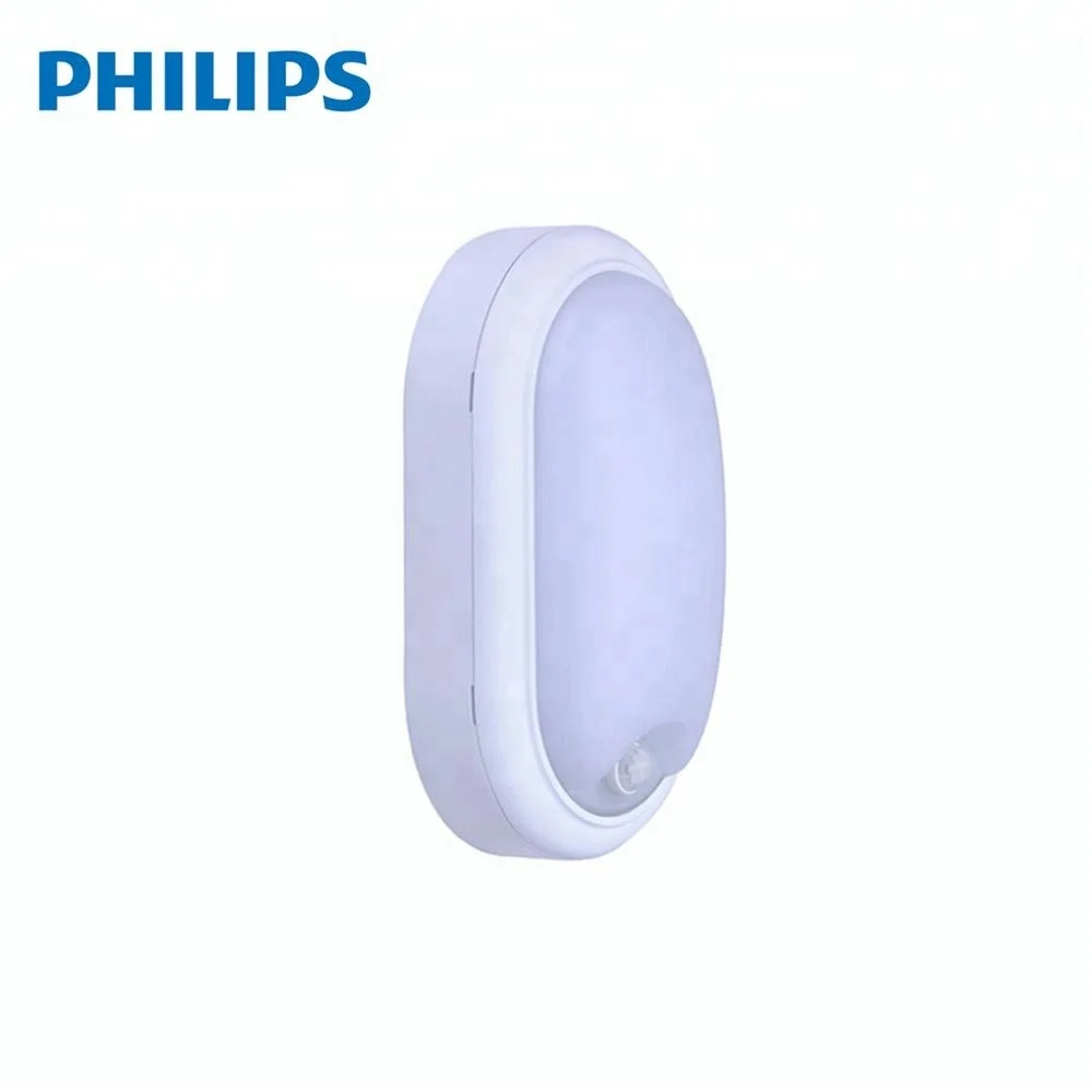 WATERPROOF PHILIPS LED WALL light lamp WL008C LED10/NW oval-sensor W 15W SURFACE Mounted