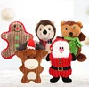 Hot sale promotion-Holiday Classic Xmas Stockings Animal toys Santa's Pet Toys Wholesale Christmas Decoration Candy jars