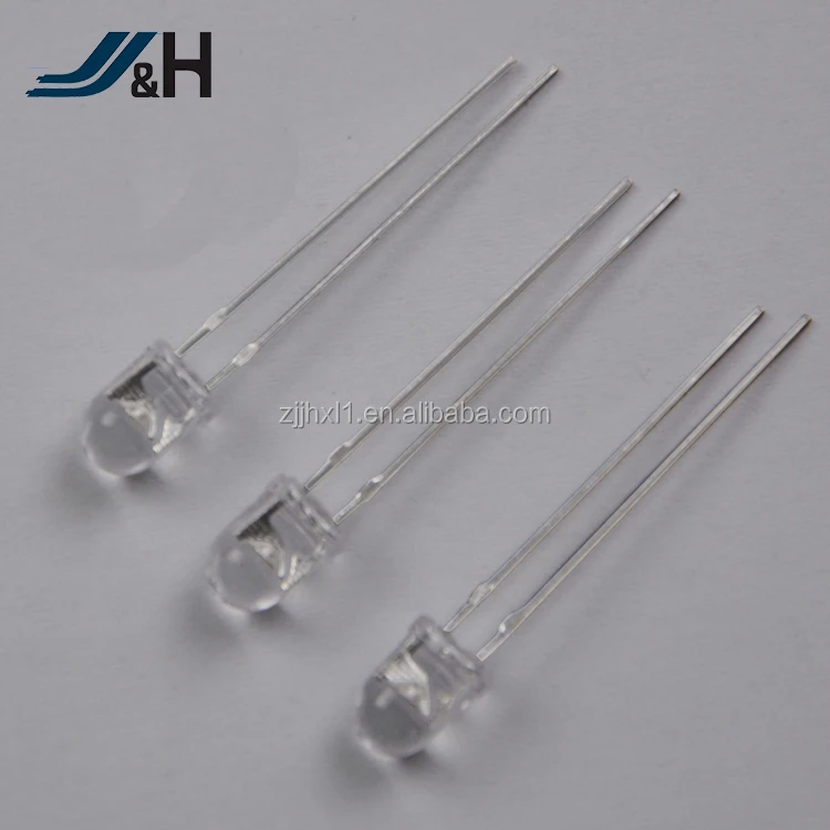 Signal Lamp LED Diode 3mm Red 2.2V Continous & Flashing Light Standard Bright