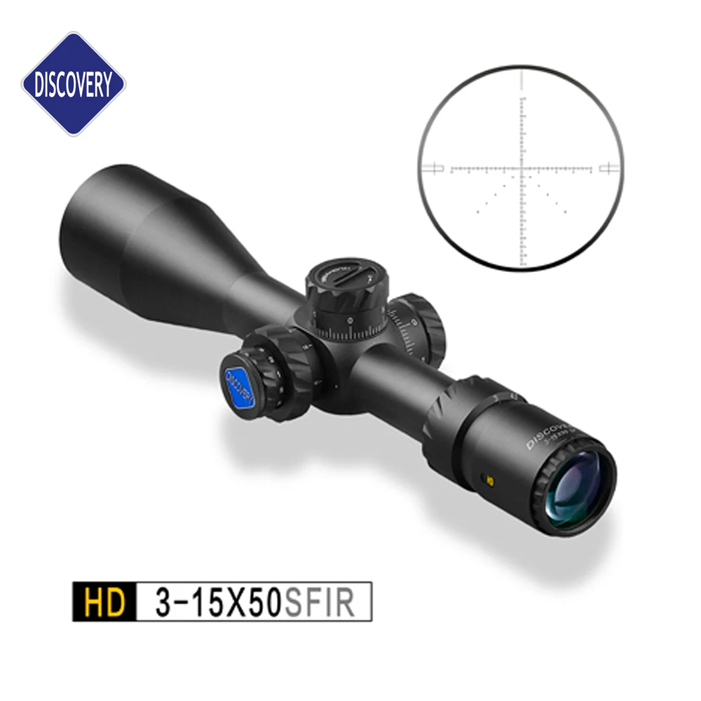 

Discovery Optics HD 3-15X50SFIR SFP Reticle 1/10MIL Illumination RifleScope