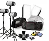 Godox 3X 250W Studio Flash Lighting Kit 750w Strobe Flash Light Portrait Fashion Advertisement Object Photography Set