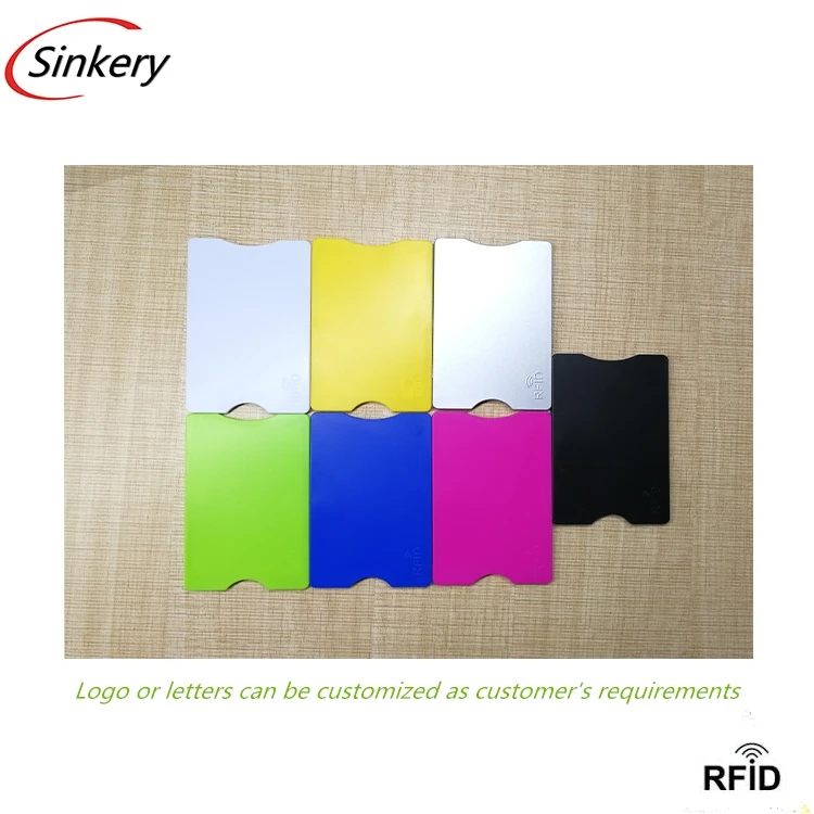 Make The Paper Or Hard Plastic Rfid Blocking Card Sleeves And Covers With Your Own Design
