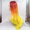 Healthy No Hurts Wigs Cheap Price Sexy Color Lace Front Synthetic Wigs