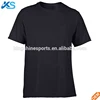 Jiangxi cheap men's Plain Black Soild Colour tshirt Customized Printed 100%polyester Short Sleeve males t-shirt