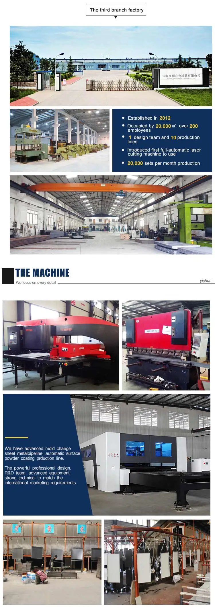 Hot Selling Office Use High quality steel storage metal 3 drawer movable storage pedestal cupboard