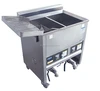 Factory wholesale free standing double basket kfc chicken frying machine