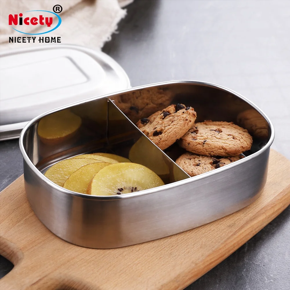 

Multi-room stainless steel children's lunchbox