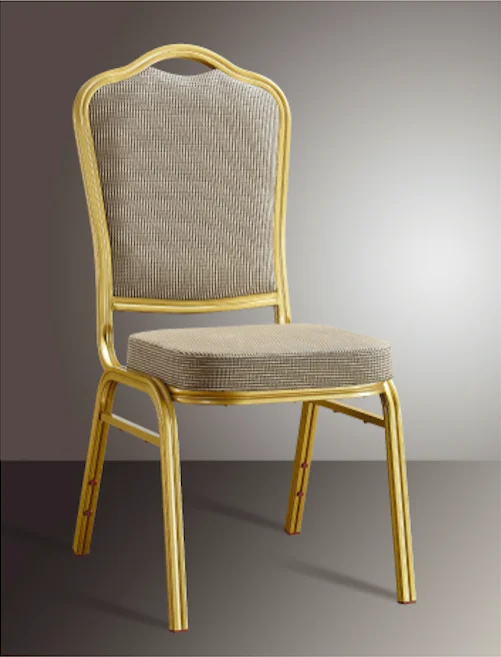 批发廉价优雅二手堆叠出租金属酒店宴会厅椅子出售