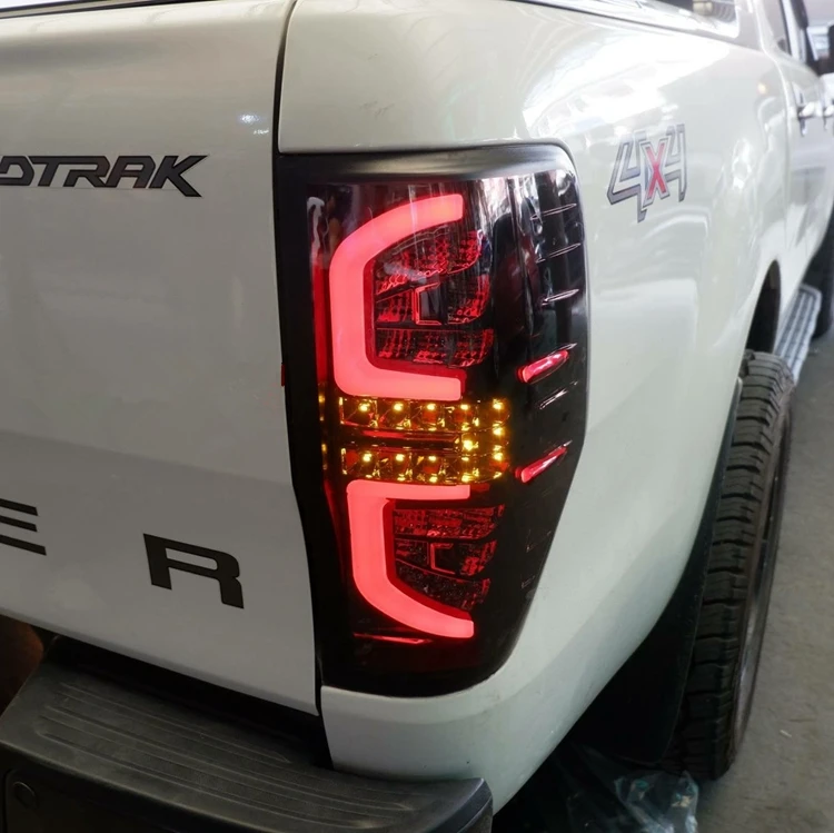 Car Led Tail Light For Ranger 2012+t6 T7 T8 Px Px3 Wildtrak 2020 2019 ...