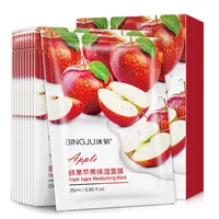 

BINGJU Moisturizing Nourishing Fresh Fruit Facial Mask Hyaluronic Acid Brightening Face Mask Sheet