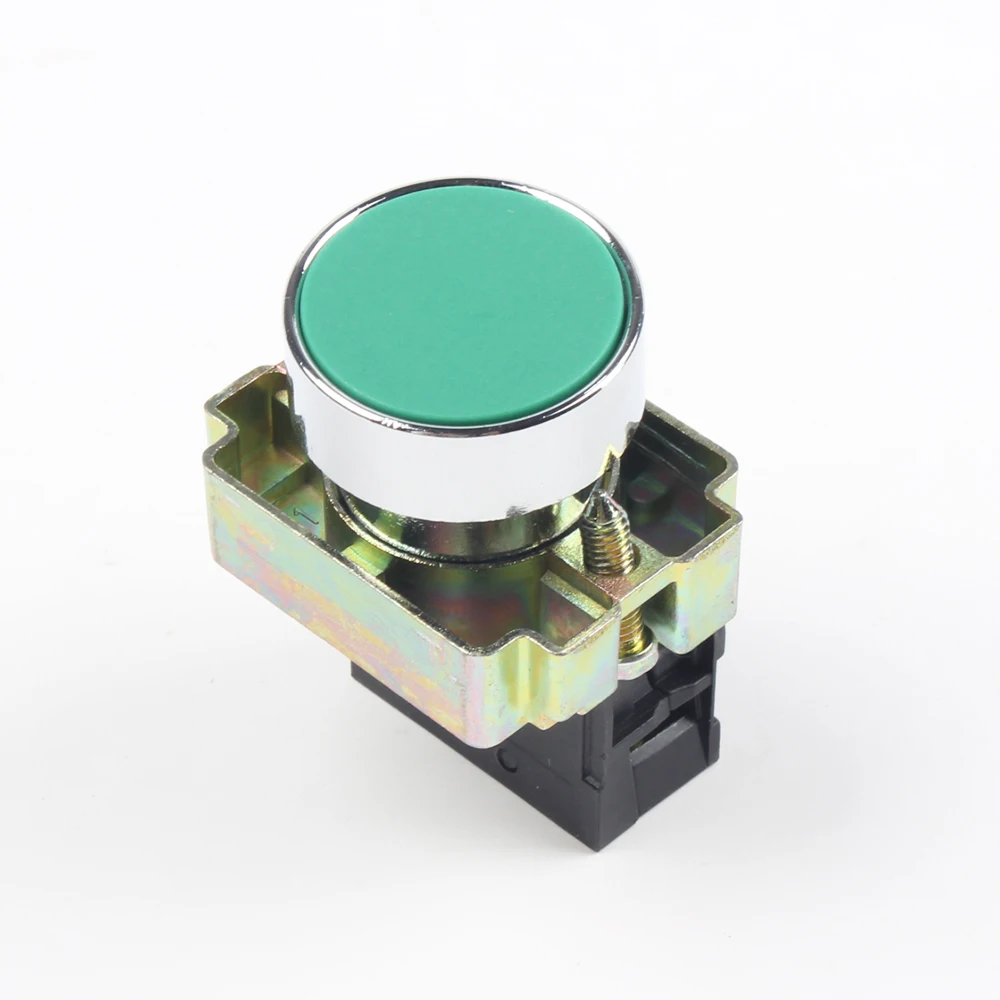 Momentary Push Button Switch With Light 22mm 10a 240v3a Circular Small