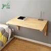 Bamboo Wooden Folding Computer Desk Table Wall-Mounted Dining Table