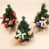PVC decorated artificial Mini Christmas Tree tabletop Xmas Trees