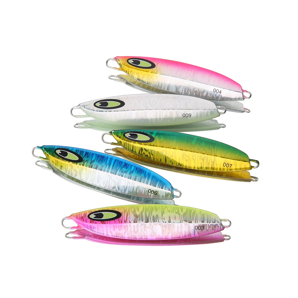 

FSTK 60g80g100g150g200g250g300g japanese salmon jigunpainted fishing lure blank knife peche jigs tackle business for sale