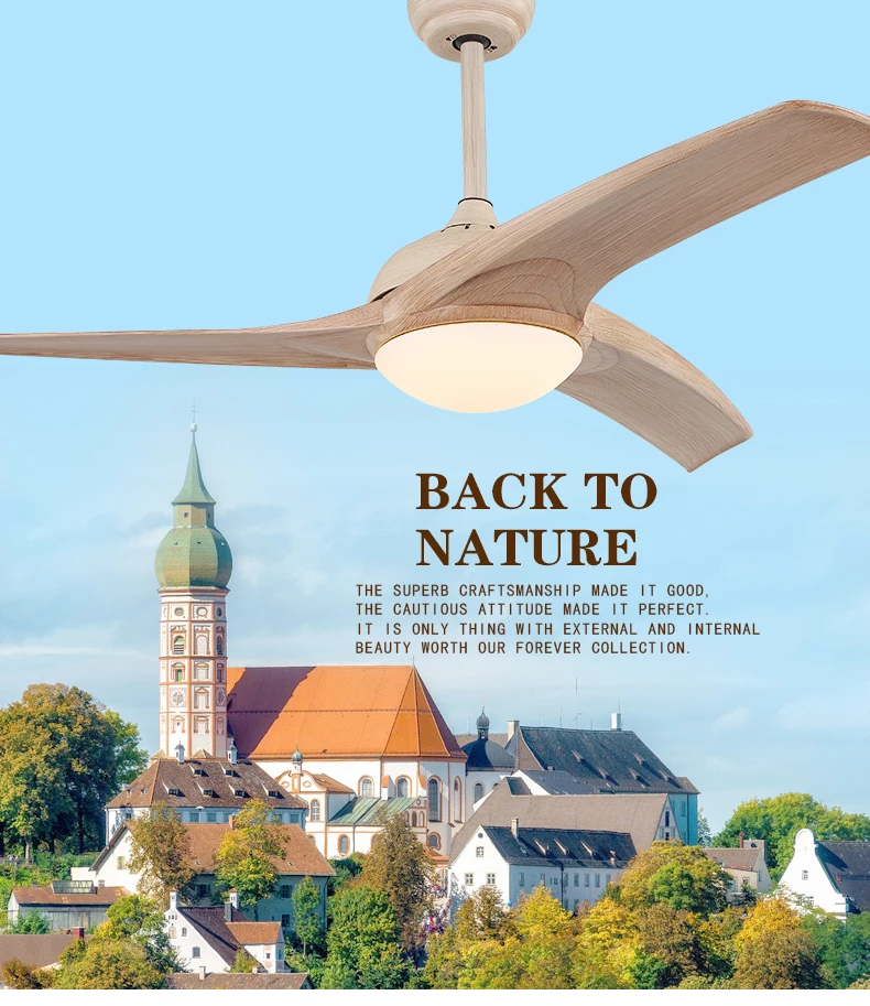 Multi-function modern energy saving high quality ceiling fan with light