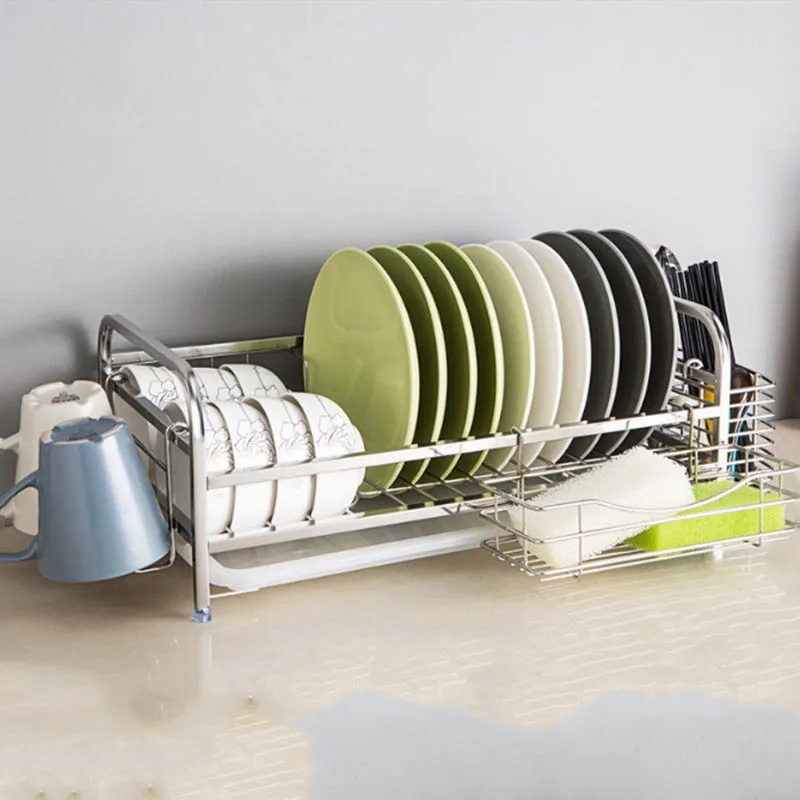 Over Sink Dish Drying Rack Stainless Steel Dish Drainer On Counter Or In Sink Dish Rack Deep And Large Buy Kitchen Sink Dish Drainer Silicone Dish