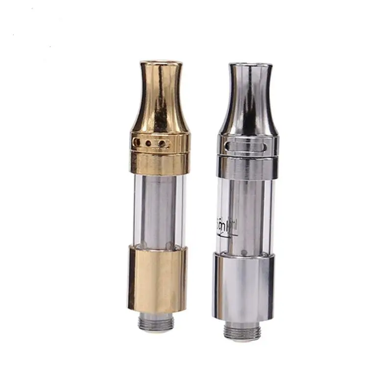 

2019 trend selling 0.5 1.0ml v9 vape pen cartridge cbd vape 510 cbd oil vaporizer cartridge in stock, Silver;gold color