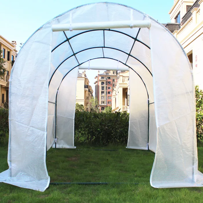 

Easily Assembledn Cheap vegetable garden flower greenhouse, White/clear or to be customized