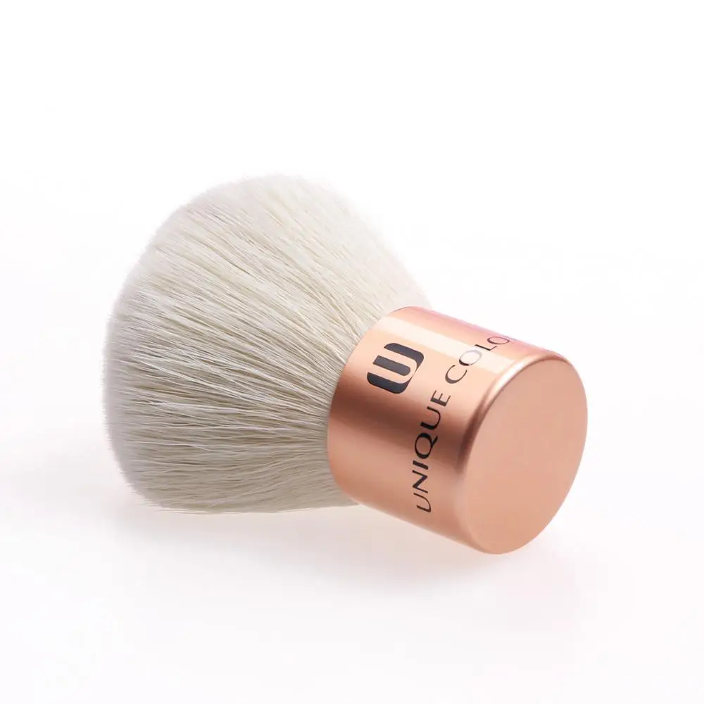 

Custom foiled logo synthetic fiber vegan kabuki brush professional makeup brush, Customized color