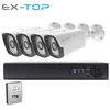 Built-in 1TB Hard Disk 2 Year Warranty Phone Remote 1080P Hd Waterproof Home Security System 2.0MP 4ch Dvr Kit Cctv Camera Set